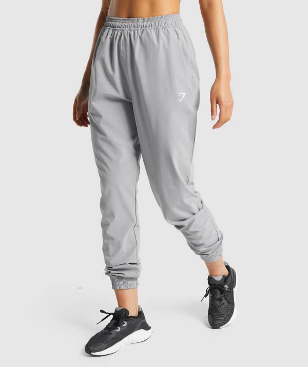 Damske Joggers Gymshark Training Woven Siva | JY0784215